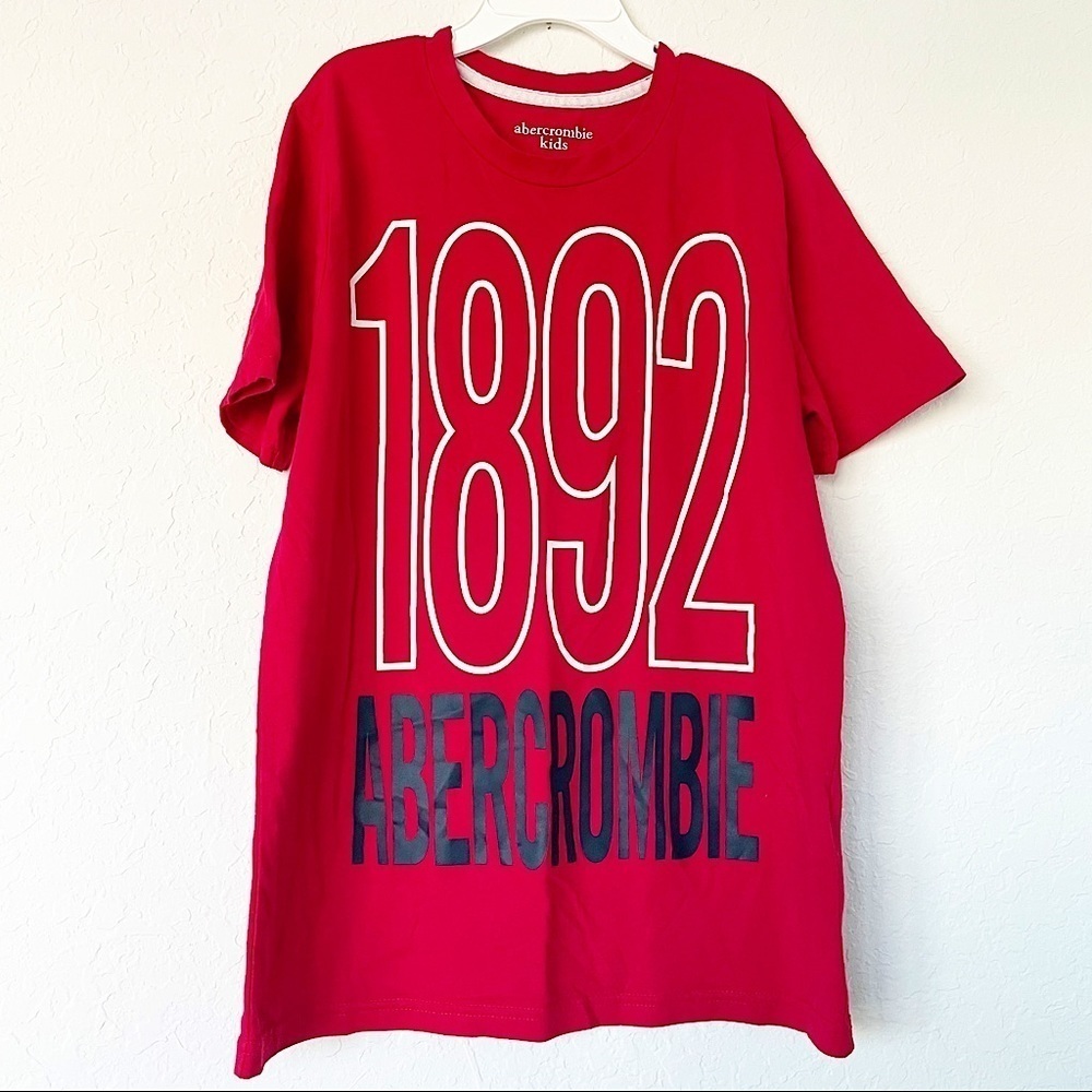 Abercrombie Kids 1892‎ Boys T-Shirt Red Size 11/12